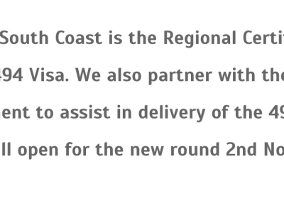 【澳晟资讯】维州:商业创新与投资计划的申请已关闭!新州RDA地区 Far South Coast宣布:491申请即将开放!