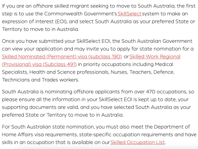 【澳晟资讯】南澳:将增加对海外申请人的邀请数量!