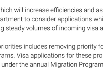 【澳晟资讯】澳洲部长颁布Ministerial Direction NO.100:在卫生及教育领域的处理优先权!