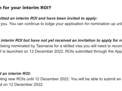 【澳晟资讯】塔州公布22-23最终配额!491配额增加900个?新的Tasmania Application Gateway将于12月12日下午启动!