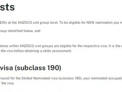 【澳晟资讯】利好!新州发布2023年首轮州担邀请!护理及幼教低分获邀!