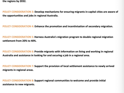 【澳晟资讯】移民将对澳大利亚地区未来十年的发展和可持续性至关重要?
