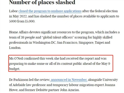 【澳晟资讯】澳洲移民移民新政5.9号前公布结果!65万人涌入澳洲?