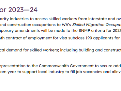 【澳晟资讯】新财年西澳预算案三大解读!有望增加上万配额!