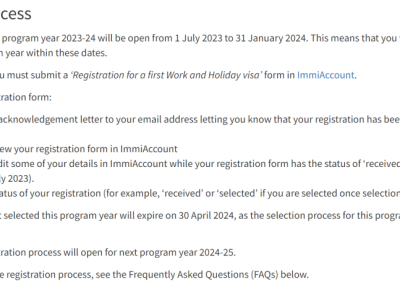 【澳晟资讯】新财年新消息!澳洲462打工度假签证(WHV)开放申请!全年5000个名额!